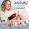Red Light Therapy for Wrist with Massage, 660nm & 850nm Near Infrared Light Device, Heated Wrist Brace for Carpal Tunnel, 3 Light & Vibration Massage Settings, 3000mAh view 2