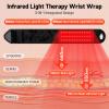 Red Light Therapy for Wrist with Massage, 660nm & 850nm Near Infrared Light Device, Heated Wrist Brace for Carpal Tunnel, 3 Light & Vibration Massage Settings, 3000mAh view 3