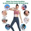 100Pcs Disposable Castor Oil Patches, 2.35x2.75in Waterproof Pack Wrap, Self-Adhesive Organic Cotton Pads for Neck, Liver, Insomnia, Constipation Relief, Breathable, Portable (No Oil Included) view 2