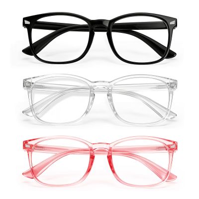 CHEERS DEVICES Reading Glasses Anti-Glare Readers 3-Pack for Men Women