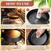 MTLEE 3 Pack 2.3 oz Cast Iron and Carbon Steel Seasoning Wax Stick Cast Iron Seasoning Conditioner Wax Natural Oils for Steel Cookware Cutting Board Kitchen Ware Restore Protecting Maintenance view 3