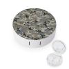 MUMEHAZ Contact Lens Cleaner Army Camouflage 3D Print Art Travel Size Portable Contact Case with Mirror Solution Bottle view 1