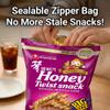 Nongshim Honey Twist Snack, Sweet Crispy Korean Snack, Acacia Honey, Twisted Crinkle Shape, Crunchy Kids Snacks, Big Size Resealable Bag, 10.05 oz (1 Pack) view 4