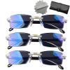 2026 New Sapphire High Hardness Anti-Blue Progressive, Auto Focus Glasses Self Adjusting, Intelligent Dual Focus Glasses (3pcs) view 1