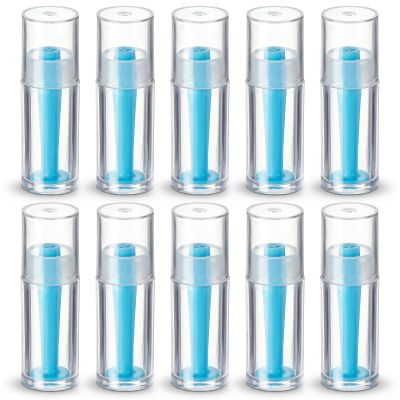 10 Pcs Hard Contact Lens Remover Tool Blue Scleral Lenses Hard Eye Contact Remover with Storage Box, Contact Plunger Suction Cup Lens Inserter Tools for Hard/RGP Lenses