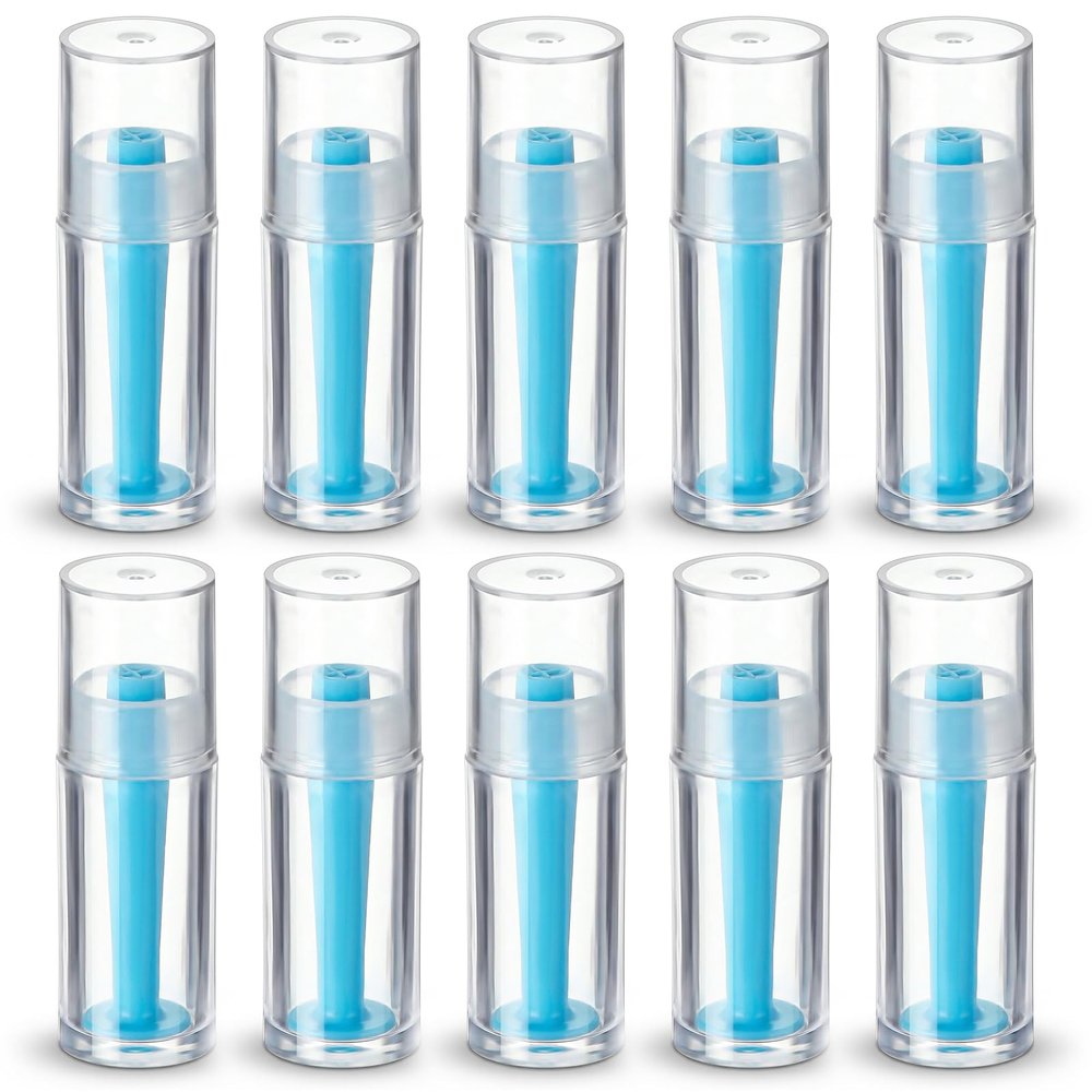 10 Pcs Hard Contact Lens Remover Tool Blue Scleral Lenses Hard Eye Contact Remover with Storage Box, Contact Plunger Suction Cup Lens Inserter Tools for Hard/RGP Lenses