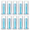 10 Pcs Hard Contact Lens Remover Tool Blue Scleral Lenses Hard Eye Contact Remover with Storage Box, Contact Plunger Suction Cup Lens Inserter Tools for Hard/RGP Lenses view 1