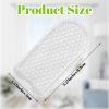 100Pcs Cotton Finger Cots Dog Ear Wipes for Pet Fingers Gloves for Nails Disposable Fingers Covers Ear Cleaning Cloth Finger Cots for Nails Dog Cat Teeth Cleaning Grooming Nail Trimming Precise Tasks view 2