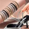 15 Pair Women High Heel Bundle - Anti-Skid Ankle Hold Straps with Adjustable Triangle Shoe Laces(White) view 3
