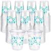Ferrochef 100 Pcs Seashell Plastic Cups 12 oz Summer Beach Starfish Disposable Plastic Drinking Cups Bulk for Under the Sea Ocean Pool Birthday Wedding Bridal Baby Shower Party Decoration Supplies view 1