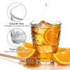 AKMQYM Shatterproof Plastic Drinking Glasses, 18 oz Reusable Tumbler Cups Set of 8, BPA Free Unbreakable Plastic Cups, Dishwasher Safe for Daily Use, Party, Kitchen, Transparent view 3