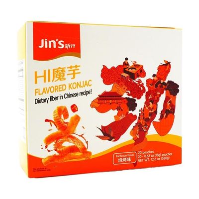 JIN'S JINZAI Konjac Snack Spicy flavor 20bags*18g, 360g