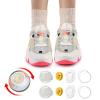 hejhncii No Tie Shoelaces Rotating Shoe Buckle Quick Shoestrings Metal Wire Swivels Automatic Rope with Strong Metal Wire Sw view 2