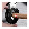 AHGDDA Stainless Steel Cigar Cutter, Precision Oval Double Blade Guillotine Tool, Vibrant Two-Tone Round Clipper, Ergonomic Dual-Loop Handheld Accessory(C) view 3