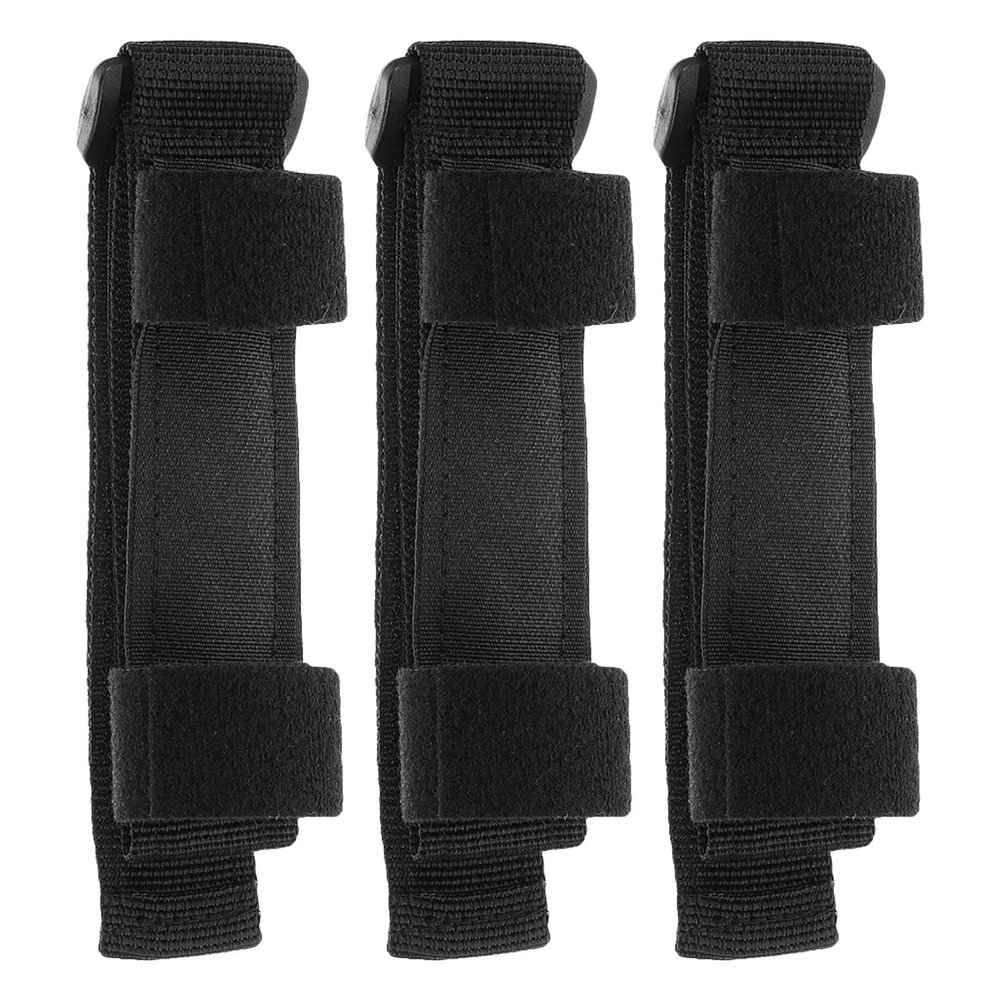 Gogogmee 3pcs Eating Helper Adaptive Utensil Cuff - Adjustable Nylon Strap for Hand Support - Dining Aid Tool for Stroke Recovery and Elderly, Fits Standard Utensils