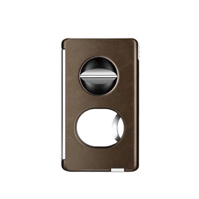 AHGDDA 5-in-1 Cigar Cutter Multi-Tool, Precision V-Cut and Guillotine Duo, Integrated Hidden Stand with Built-in Punch and Draw Enhancer, Metal Travel Accessory(I)