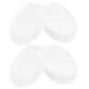 HOMSFOU Gel Height Increase Insoles for Women, 2 Pairs Silicone Heel Support Pads Shock Absorption and Anti-Skid Design, Invisible Soft Foot Protection Inserts for Daily Wear and High view 1