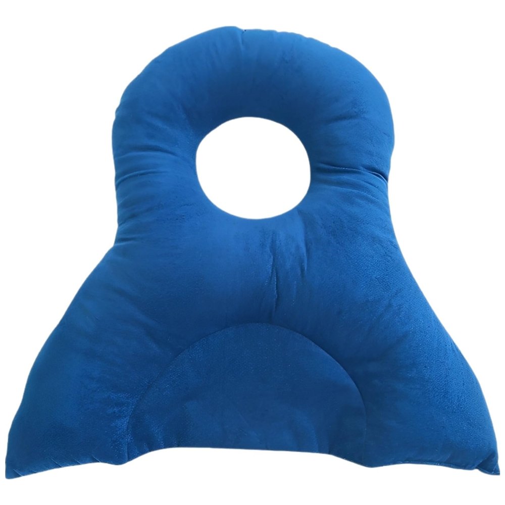 Kronabelle Blue Face Down Pillow for Eye Recovery, Ergonomic Support After Surgery, Retinal Detachment, Vitrectomy