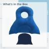 Kronabelle Blue Face Down Pillow for Eye Recovery, Ergonomic Support After Surgery, Retinal Detachment, Vitrectomy view 3