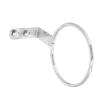 OPPWONG Stainless Steel Hair Dryer Holder, Galvanized Adjustable Hands Free Blow Dryer Holder, Ideal for Salon, Bathroom & Home Storage, 10cm Diameter view 3