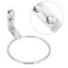 OPPWONG Stainless Steel Hair Dryer Holder, Galvanized Adjustable Hands Free Blow Dryer Holder, Ideal for Salon, Bathroom & Home Storage, 10cm Diameter view 4