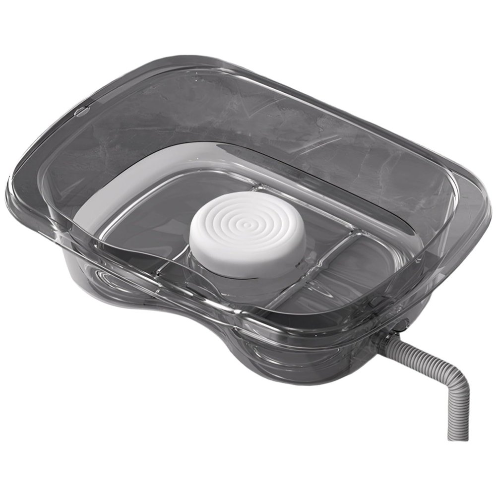 Kronabelle Bedridden Portable Hair Wash Basin, Shampoo Buddy with Neck Support, Hair Washing Tray for Seniors, Extended Drain Hose, Easy Draining