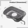 Kronabelle Bedridden Portable Hair Wash Basin, Shampoo Buddy with Neck Support, Hair Washing Tray for Seniors, Extended Drain Hose, Easy Draining view 4