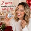 2nd Year Anniversary Wedding Gift for Him, Food Dice, 2 Year Anniversary Dice Gifts for Women, Funny Bridal Shower Gifts for Bride to Be view 2