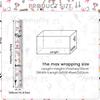 Liobelon Gymnastics Themed Wrapping Paper Roll, 17" x 16.4ft, Pink Gymnastics Pattern Glossy Coated Paper for Birthday, Graduation, Gymnastics Party, Gift Wrapping, DIY Crafts view 3
