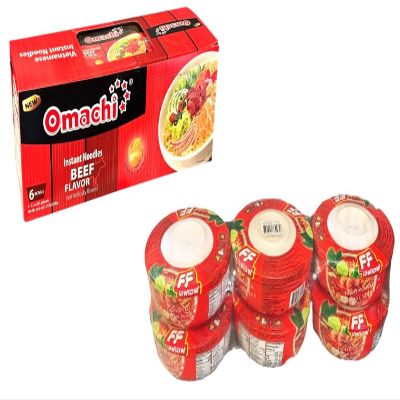 Asia Style Instant Noodles (COMBO, OMACHI STEWED BEEF POTATO NOODLES)