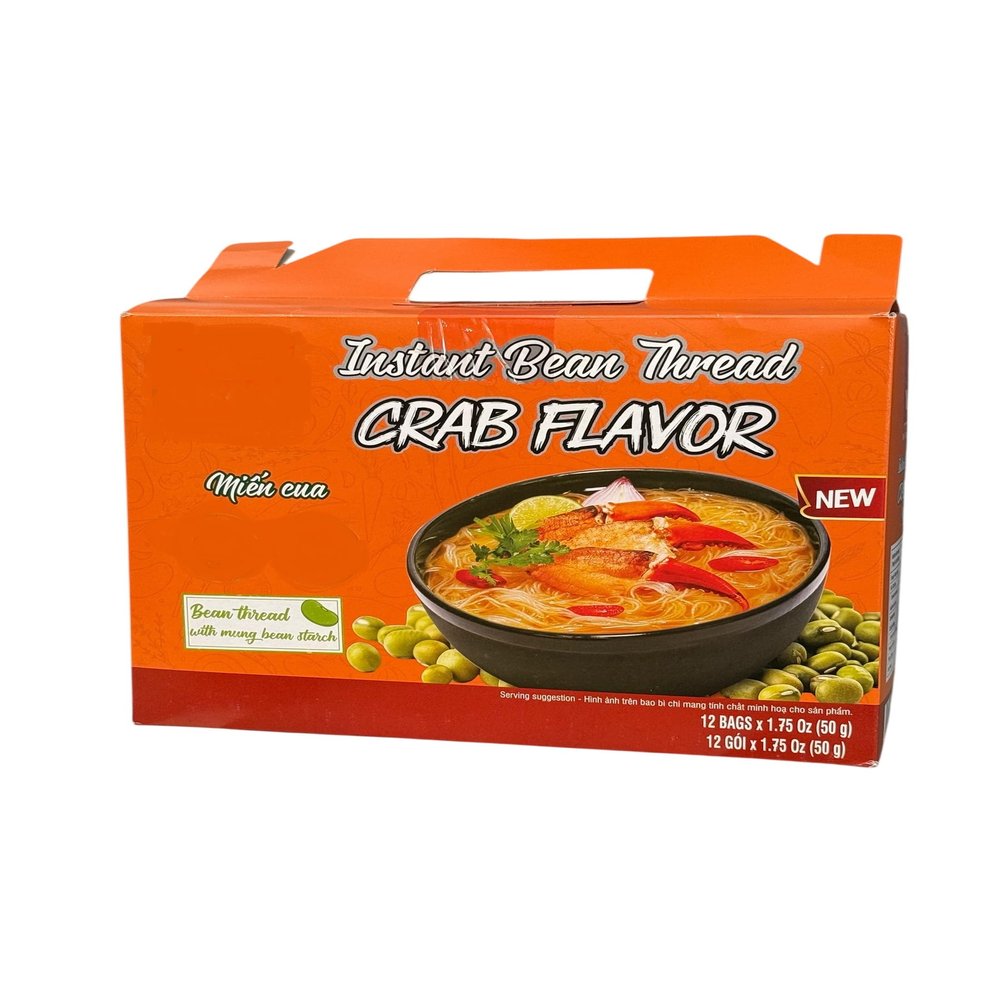 Asia Style Instant Noodles (1 PACK, CRAB CLEAR INSTANT NOODLES)