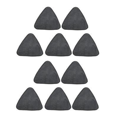 10PCS Triangle Microfiber Cloth Dust Mop Accessories Head Pads Glass Cleaning Microfiber Sweeping Rags Floor,fittings