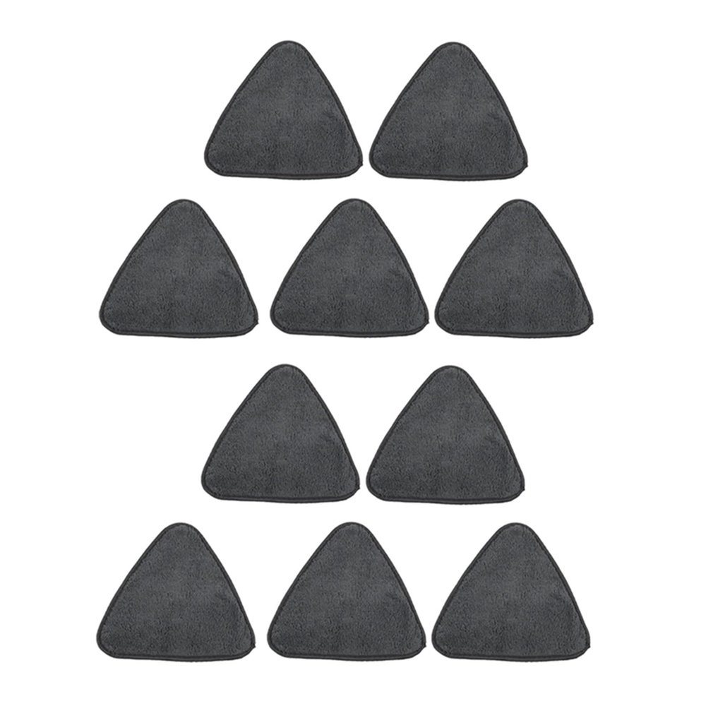 10PCS Triangle Microfiber Cloth Dust Mop Accessories Head Pads Glass Cleaning Microfiber Sweeping Rags Floor,fittings