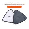 10PCS Triangle Microfiber Cloth Dust Mop Accessories Head Pads Glass Cleaning Microfiber Sweeping Rags Floor,fittings view 2