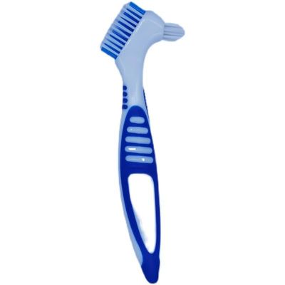 Denture Cleaner Brush Dental Retainer Cleaning (Whiteblue)