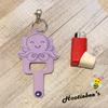 Octopus Inhaler Holder Key Fob view 2