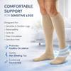 Diamond Star 12 Pairs Diabetic Knee High Socks, Over The Calf Non-Binding Cotton Socks for Men, Comfortable Fit, Men's Shoe (US, Alpha, X-Large, Regular, 12 Pairs Khaki) view 2