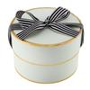 Gift Wrap Co. Nested Gift Box 2-Piece Set Round Designer Boxes with Lids, Large and Small, Soft Green view 3