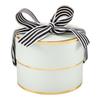 Gift Wrap Co. Nested Gift Box 2-Piece Set Round Designer Boxes with Lids, Large and Small, Soft Green view 4