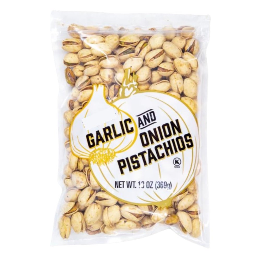 Garlic & Onion Pistachios 13 oz (369g) (13 oz, Garlic & Onion Pistachios)