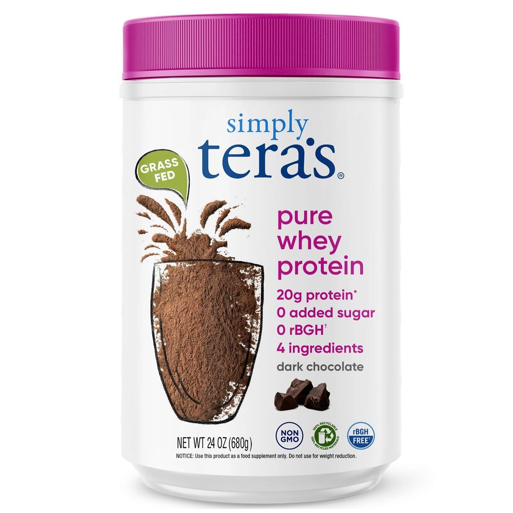 Simply Teras Whey Simply Dark Chocolate rBGH Free 24 oz