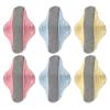 6packs Reusable Sanitary Pads Leak-Proof & Waterproof Washable Incontinen-ce Pads,Cotton Panty Liners,Reusable Sanitary Napkins for Women for Elderly People Puerperium Everyday Home and view 1