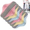 6packs Reusable Sanitary Pads Leak-Proof & Waterproof Washable Incontinen-ce Pads,Cotton Panty Liners,Reusable Sanitary Napkins for Women for Elderly People Puerperium Everyday Home and view 2