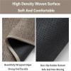 Curved Shower Mat Corner Shower Mat, Curved Bath Non Slip Fan-Shaped Outside 18x40inch view 3