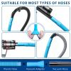 Dryer Vent Cleaner Kit with Flexible Vacuum Hose Attachment - Universal Dryer Lint Remover Vacuum Tool for Clothes Dryer Cleaning, Shop Vac Attachments, Lint Trap Cleaner & Home Cleaning Tools view 3