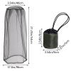 2 Pack Premium Mosquito Head Net Beekeeper Mask Protection for Men & Women Outdoor Against Midges, Bugs view 3