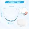 Fake Braces, Temporary Tooth Decoration with Brackets & Wire, Removable Fake Braces Kit for Orthodontists to Explain, Dental Students to Practice, Brackets Falsos Para Dientes (Light Blue) view 2