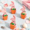 10-Piece Easter Cookie Boxes With Rabbit Hug Carrot Design, 5.9x3.5x1.4 Inch Paper Food Containers, Cardboard Candy Boxes For Chocolates Treats, DIY Craft Packaging, Party Favors view 3