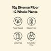 Floura Variety Pack Fruit-Forward Fiber Bars High Fiber, Vegan, Gluten & Dairy Free, Low Calorie Healthy Snack Bars with Upcycled Produce for Gut Health [12 Pack- 2 of Each Flavor] view 4