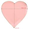 JTLB Paper Plates, 8Pcs Wedding Party Supplies with Lovely Love Design for Serving Candy Nuts at Buffets Dessert Tables (Pink) view 2